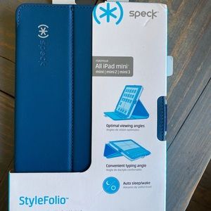 NEW Speck Style Folio cover IPad mini/mini 2/ mini 3 Blue
